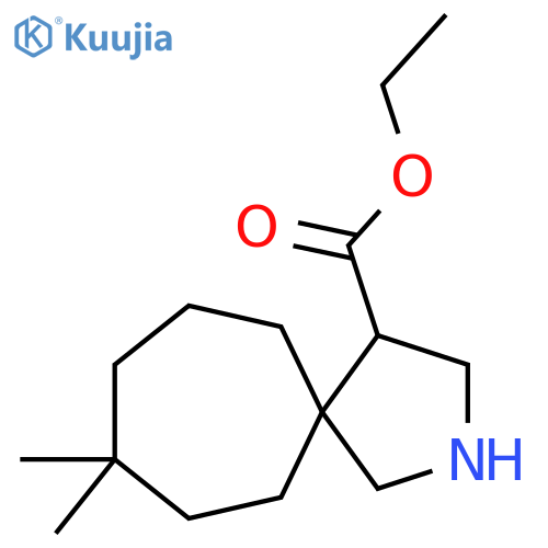ethyl 8,8-dimethyl-2-azaspiro4.6undecane-4-carboxylate structure