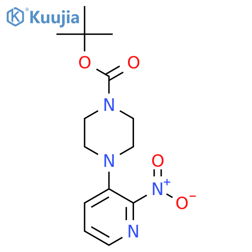 Tert-Butyl 4-(2-nitropyridin-3-yl)piperazine-1-carboxylate structure