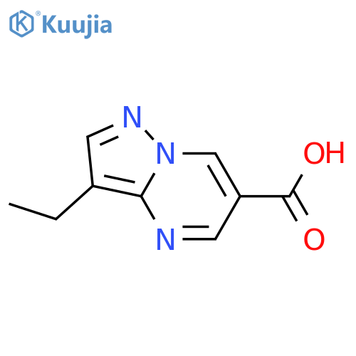 3-Ethylpyrazolo[1,5-a]pyrimidine-6-carboxylic acid structure