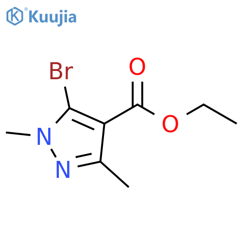 ethyl 5-bromo-1,3-dimethyl-1H-pyrazole-4-carboxylate structure