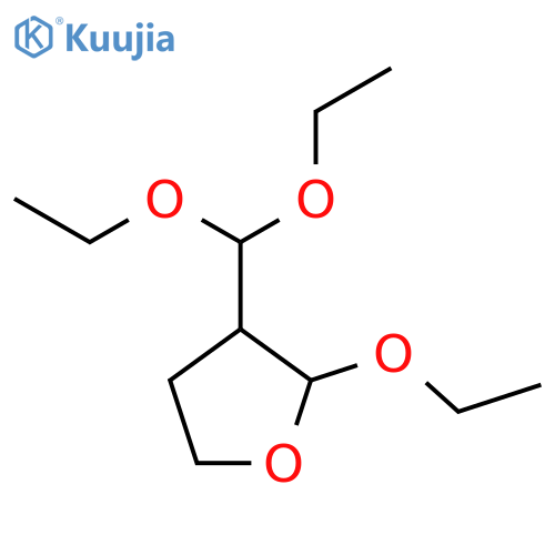 3-(diethoxymethyl)-2-ethoxyoxolane structure
