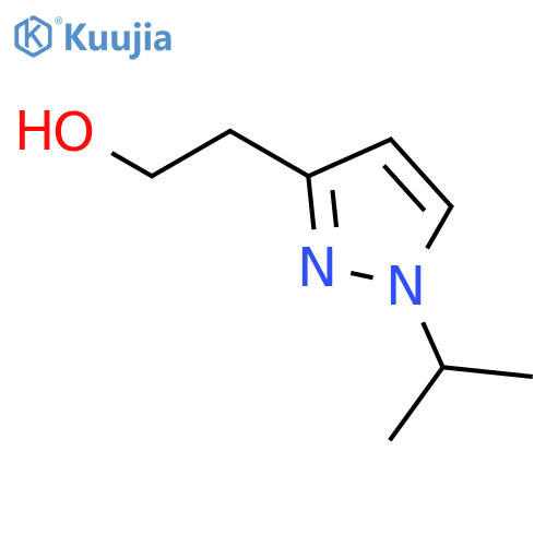 2-[1-(propan-2-yl)-1H-pyrazol-3-yl]ethan-1-ol structure