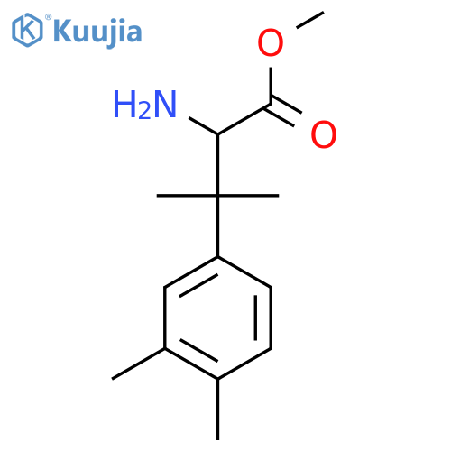 methyl 2-amino-3-(3,4-dimethylphenyl)-3-methylbutanoate structure