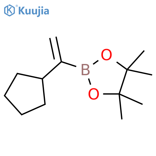 2-(1-Cyclopentylvinyl)-4,4,5,5-tetramethyl-1,3,2-dioxaborolane structure