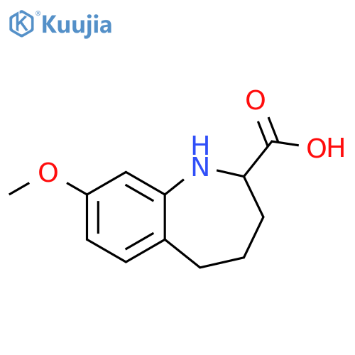 1H-1-Benzazepine-2-carboxylic acid, 2,3,4,5-tetrahydro-8-methoxy- structure