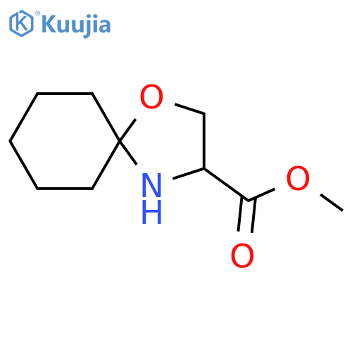 1-Oxa-4-azaspiro[4.5]decane-3-carboxylic acid, methyl ester structure