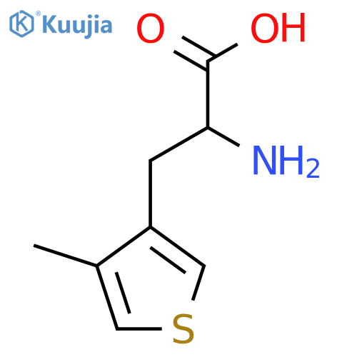 2-amino-3-(4-methylthiophen-3-yl)propanoic acid structure