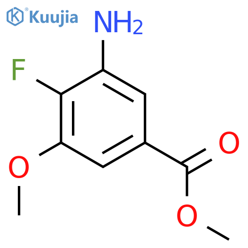 Methyl 3-amino-4-fluoro-5-methoxybenzoate structure