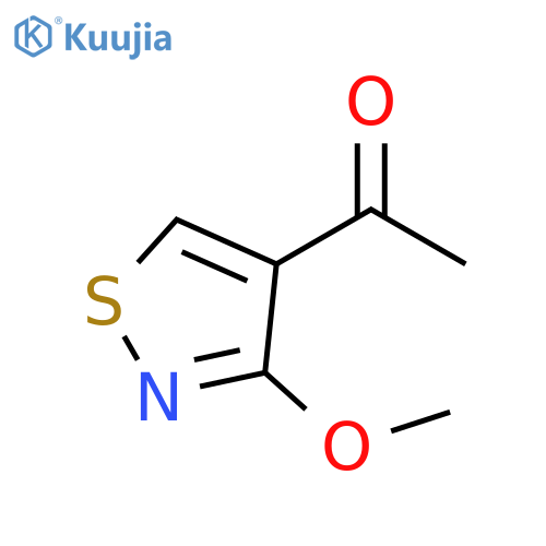 1-(3-methoxy-1,2-thiazol-4-yl)ethan-1-one structure