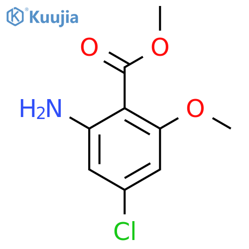 Methyl 2-amino-4-chloro-6-methoxybenzoate structure