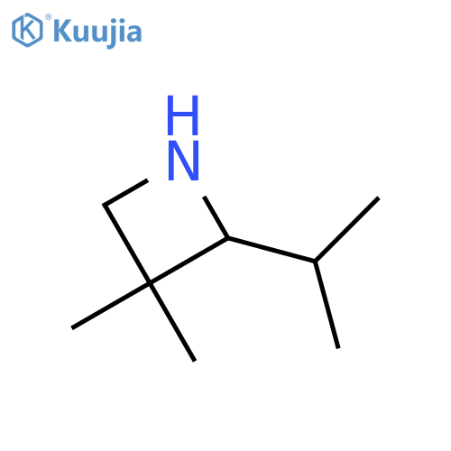 3,3-dimethyl-2-(propan-2-yl)azetidine structure