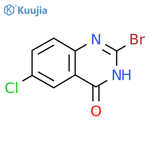 2-Bromo-6-chloroquinazolin-4-ol structure