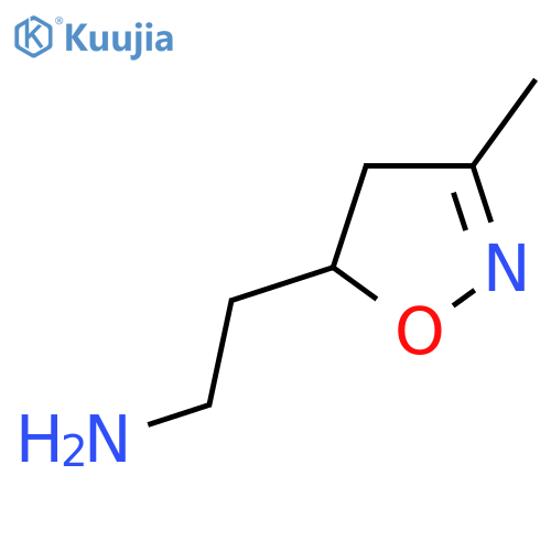 2-(3-Methyl-4,5-dihydro-1,2-oxazol-5-yl)ethan-1-amine structure