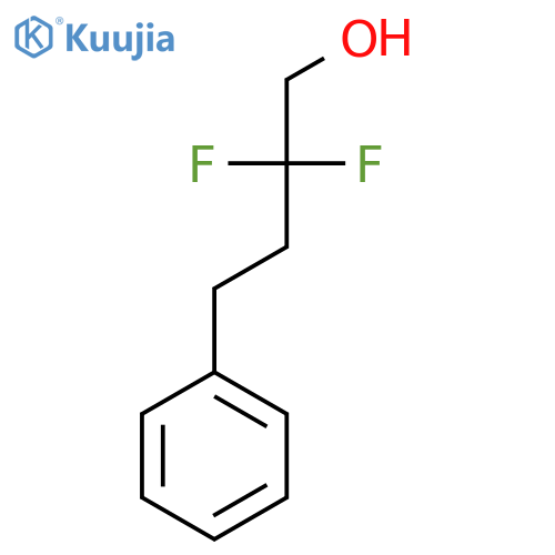 2,2-difluoro-4-phenylbutan-1-ol structure