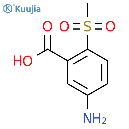 5-Amino-2-methanesulfonylbenzoic acid structure