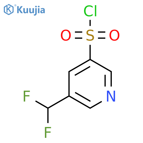 5-(Difluoromethyl)pyridine-3-sulfonyl chloride structure