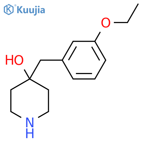 4-(3-ethoxyphenyl)methylpiperidin-4-ol structure