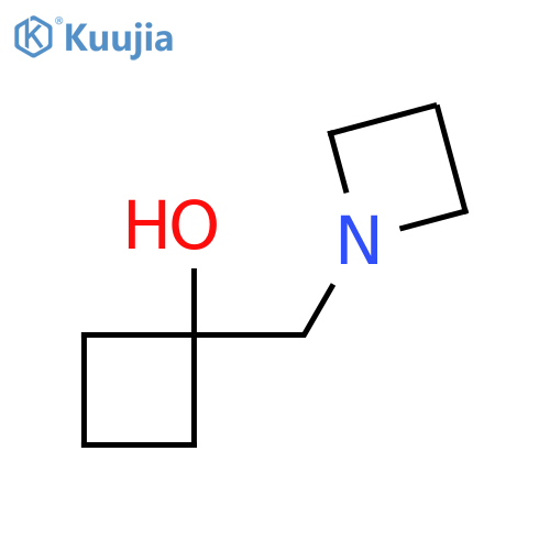 1-[(Azetidin-1-yl)methyl]cyclobutan-1-ol structure