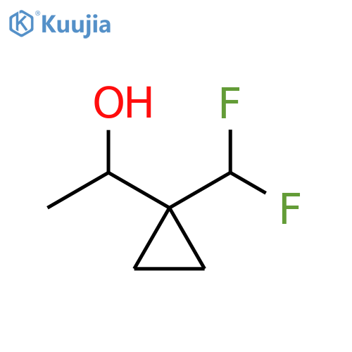 1-1-(difluoromethyl)cyclopropylethan-1-ol structure