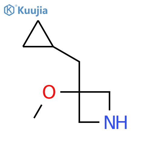 3-(cyclopropylmethyl)-3-methoxyazetidine structure