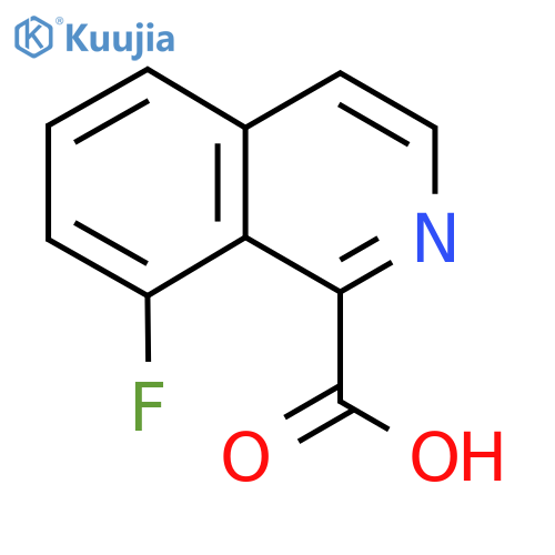 8-Fluoroisoquinoline-1-carboxylic acid structure