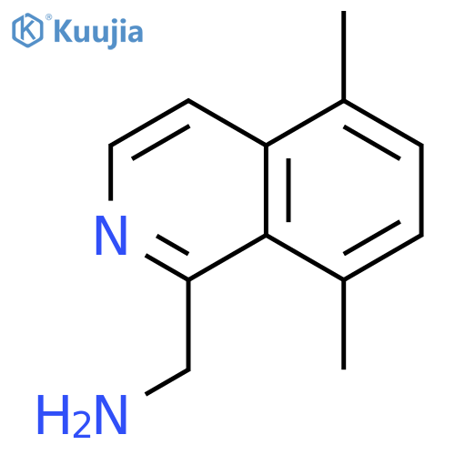 (5,8-dimethylisoquinolin-1-yl)methanamine structure