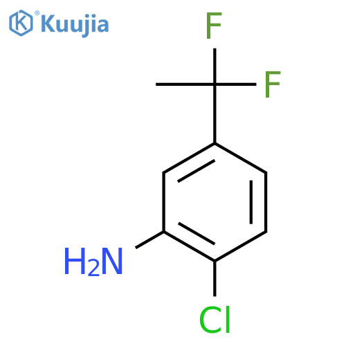 2-Chloro-5-(1,1-difluoroethyl)aniline structure