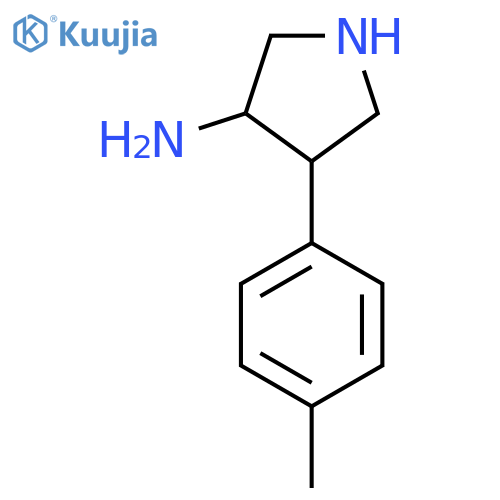 4-(p-Tolyl)pyrrolidin-3-amine structure