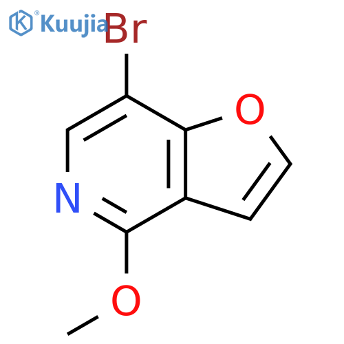 7-Bromo-4-methoxy-furo[3,2-c]pyridine structure
