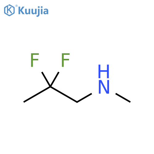 (2,2-difluoropropyl)(methyl)amine structure