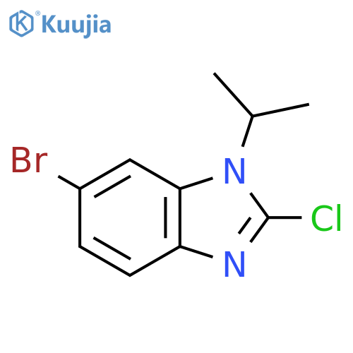6-Bromo-2-chloro-1-isopropyl-1H-benzodimidazole structure