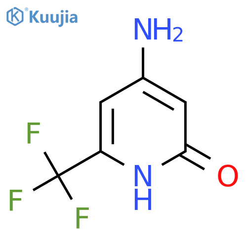 4-Amino-2-hydroxy-6-(trifluoromethyl)pyridine structure