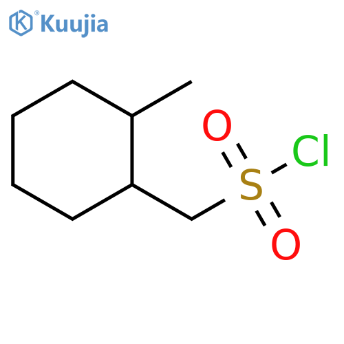 Cyclohexanemethanesulfonyl chloride, 2-methyl- structure