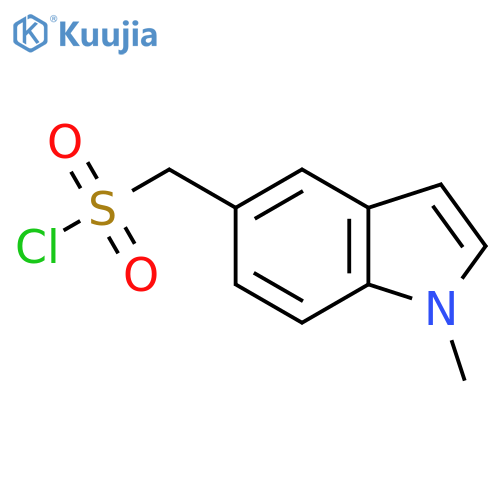 (1-methyl-1H-indol-5-yl)methanesulfonyl chloride structure
