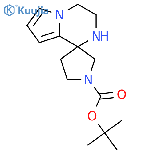 tert-butyl 3',4'-dihydro-2'H-spiro[pyrrolidine-3,1'-pyrrolo[1,2-a]pyrazine]-1-carboxylate structure