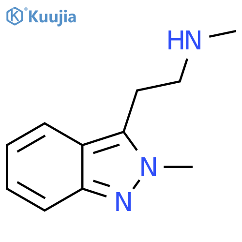 methyl2-(2-methyl-2H-indazol-3-yl)ethylamine structure