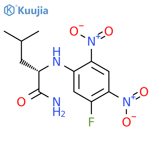 N-α-5-(Fluoro-2,4-dinitrophenyl)-L-leucinamide structure