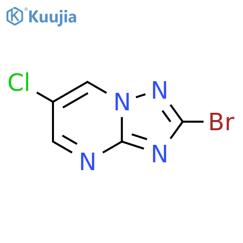 2-Bromo-6-chloro-[1,2,4]triazolo[1,5-a]pyrimidine structure