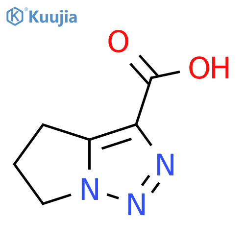 5,6-Dihydro-4H-pyrrolo[1,2-c][1,2,3]triazole-3-carboxylic acid structure