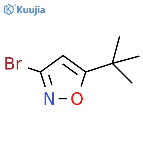 3-Bromo-5-(tert-butyl)isoxazole structure