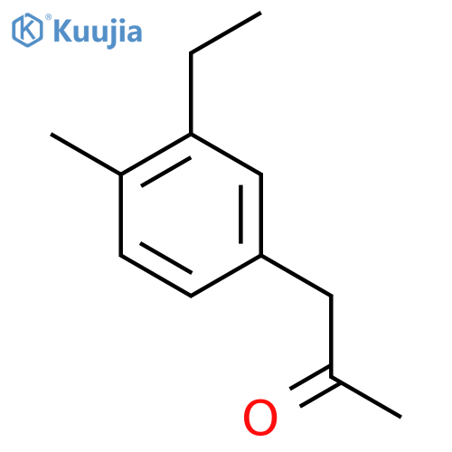 1-(3-Ethyl-4-methylphenyl)propan-2-one structure
