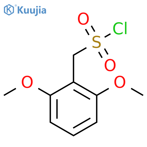 (2,6-dimethoxyphenyl)methanesulfonyl chloride structure