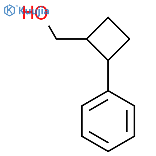 (2-Phenylcyclobutyl)methanol structure