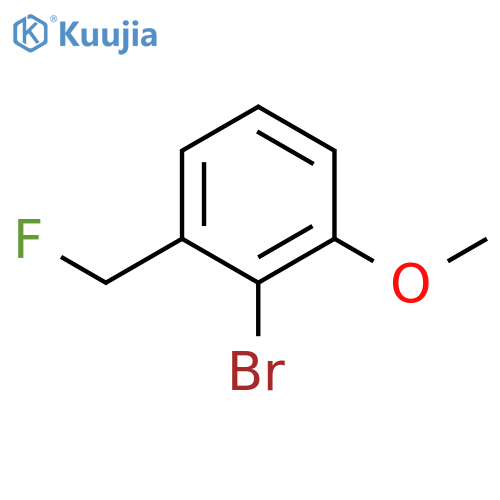 2-Bromo-3-methoxybenzyl fluoride structure