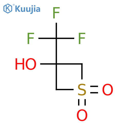 3-hydroxy-3-(trifluoromethyl)-1lambda6-thietane-1,1-dione structure