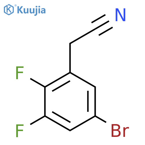 5-Bromo-2,3-difluorophenylacetonitrile structure