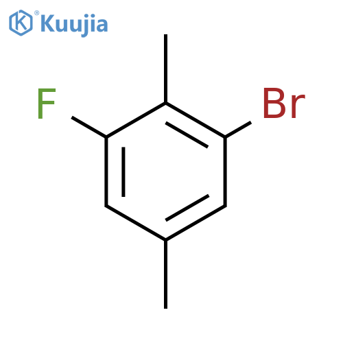 1-Bromo-2,5-dimethyl-3-fluorobenzene structure