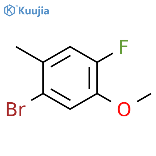 5-Bromo-2-fluoro-4-methylanisole structure