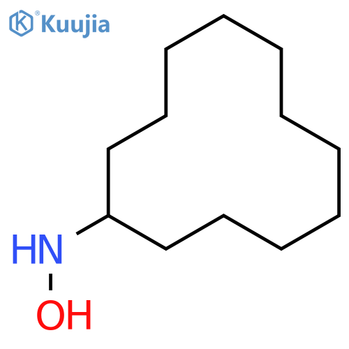 N-Hydroxy-cyclododecanamine structure