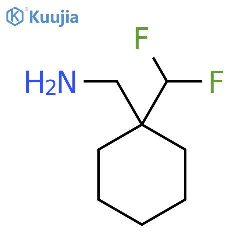 1-(difluoromethyl)cyclohexylmethanamine structure